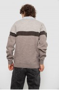 Свитер-обманка мужской, цвет мокко, 161R913 - фото № 3