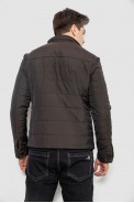 Куртка мужская демисезонная, цвет темно-коричневый, 244R001K - фото № 3