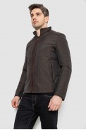 Куртка мужская демисезонная, цвет темно-коричневый, 244R001K - фото № 2