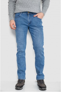 Джинсы мужские на флисе  -уценка, цвет джинс, 254R2403-U-4