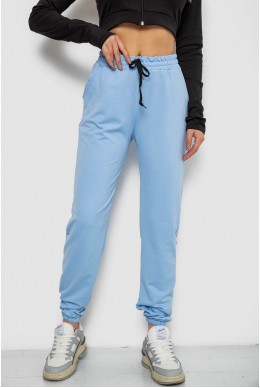 Спортивные штаны женские  -уценка, цвет голубой, 238R325-U-6