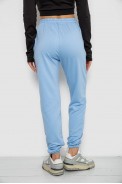 Спортивные штаны женские  -уценка, цвет голубой, 238R325-U-6 - фото № 3