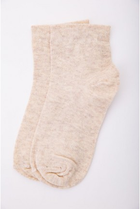 Дитячі однотонні шкарпетки, бежевого кольору, 167R603