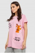 Футболка жіноча з принтом, колір рожевий, 244R3002 оптом - фото № 2