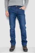 Джинсы мужские на флисе  -уценка, цвет синий, 254R2410-U - фото № 0