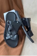 Сандалії чоловічі, колір чорний, 214R75 оптом - фото № 2
