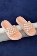 Шлепанцы женские, цвет персиковый, 243R5030-3 - фото № 0