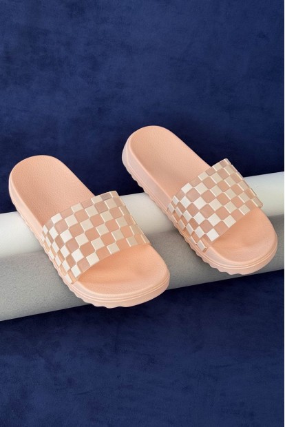 Шльопанці жіночі, колір персиковий, 243R5030-3