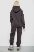 Спортивный костюм женский на флисе, цвет темно-серый, 247R2012 - фото № 3