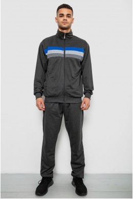 Спортивный костюм мужской двухнитка, цвет темно-серый, 244RY-951