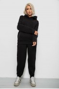 Спортивный костюм женский на флисе, цвет черный, 247R2012 - фото № 0