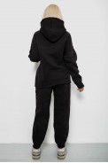 Спортивный костюм женский на флисе, цвет черный, 247R2012 - фото № 3
