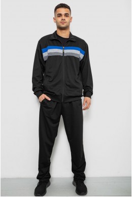 Спортивный костюм мужской двухнитка, цвет черный, 244RY-951