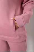 Спортивный костюм женский на флисе, цвет пудровый, 247R2012 - фото № 4