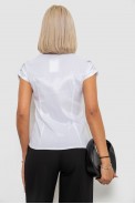 Сорочка класична в смужку  -уцінка, колір білий, 230R667-1-U-55 - фото № 3