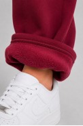 Спортивные штаны женские однотонные, цвет бордовый, 257R650 - фото № 4