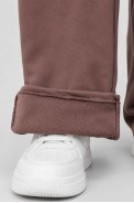 Спортивные штаны женские однотонные, цвет коричневый, 257R650 - фото № 4