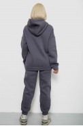Спортивный костюм женский на флисе, цвет серый, 247R2012 - фото № 3