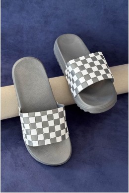 Шльопанці жіночі, колір сірий, 243R5030-3