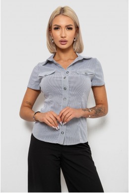 Сорочка класична в смужку  -уцінка, колір сірий, 230R667-U-100