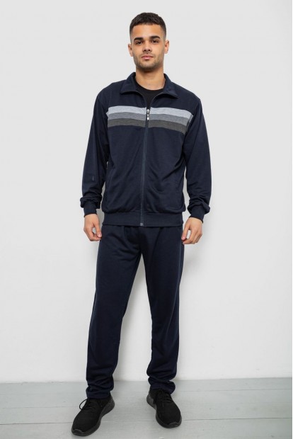 Спортивный костюм мужской двухнитка, цвет синий, 244RY-951