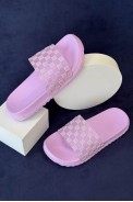 Шлепанцы женские, цвет сиреневый, 243R5030-3 - фото № 0