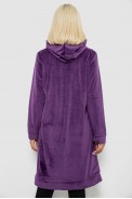 Туника женская однотонная велюровая, цвет фиолетовый, 257R338 - фото № 3