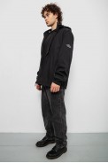 Ветровка мужская с принтом  -уценка, цвет черный, 214R601-1-U-4 - фото № 2