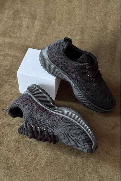 Кроссовки женские текстиль, цвет черный, 243RA33-173