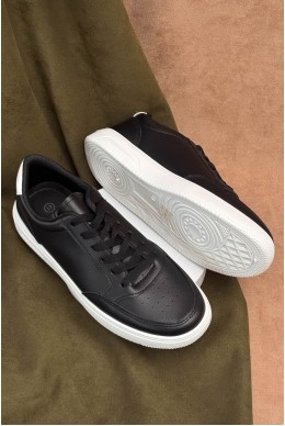 Кеди чоловічі, колір чорно-білий, 248RR198