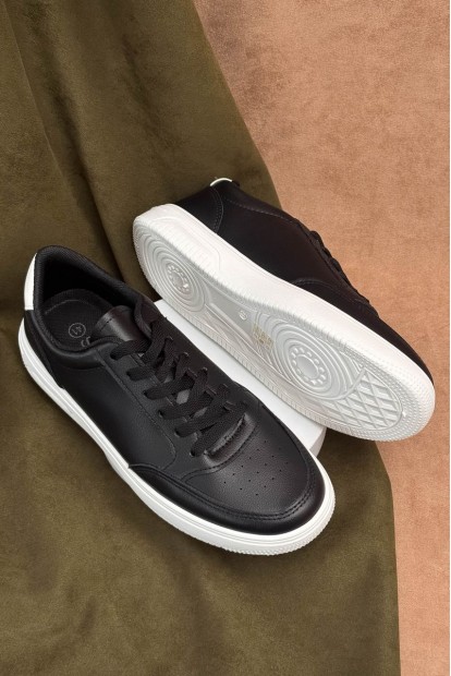 Кеди чоловічі, колір чорно-білий, 248RR198