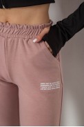 Спортивные штаны женские  -уценка, цвет пудровый, 238R5052-U-6 - фото № 4