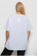 Футболка жіноча з принтом, колір білий, 244R4021 - фото № 3