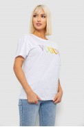 Футболка женская с принтом, цвет белый, 244R4022 - фото № 2
