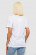 Футболка женская с принтом, цвет белый, 244R4022 - фото № 3
