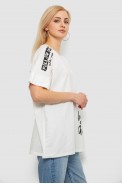 Футболка женская с принтом, цвет молочный, 244R4021 - фото № 2