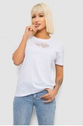 Футболка женская с принтом, цвет белый, 244R2802 - фото № 0