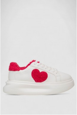 Кросівки жіночі зимові на хутрі  -уцінка, колір білий, 248R8122-U