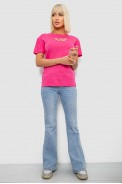 Футболка женская с принтом, цвет розовый, 244R2802 - фото № 1