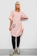 Футболка женская с принтом, цвет персиковый, 244R2416 - фото № 1