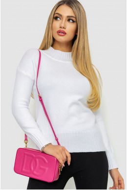 Кофта жіноча однотонна  -уцінка, колір білий, 244R2028-U-1