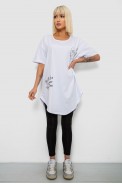 Футболка женская с принтом, цвет белый, 244R2416 - фото № 1