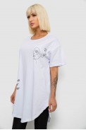 Футболка женская с принтом, цвет белый, 244R2416 - фото № 2