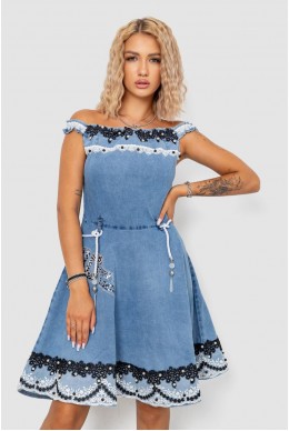 Сарафан джинсовый  -уценка, цвет голубой, 247R3605-U