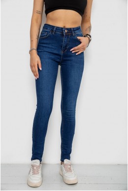 Джинси жіночі Skinny, колір синій, 182R4427