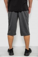 Шорти чоловічі однотонні, колір темно-сірий, 244R6742 - фото № 3