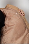 Куртка жіноча демісезонна з поясом  -уцінка, колір бежевий, 207R005-U-2 - фото № 6