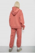 Спортивный костюм женский на флисе, цвет пудровый, 247R1058K - фото № 3