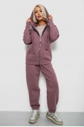 Спортивный костюм женский на флисе, цвет сливовый, 247R1058K - фото № 0