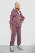 Спортивный костюм женский на флисе, цвет сливовый, 247R1058K - фото № 2